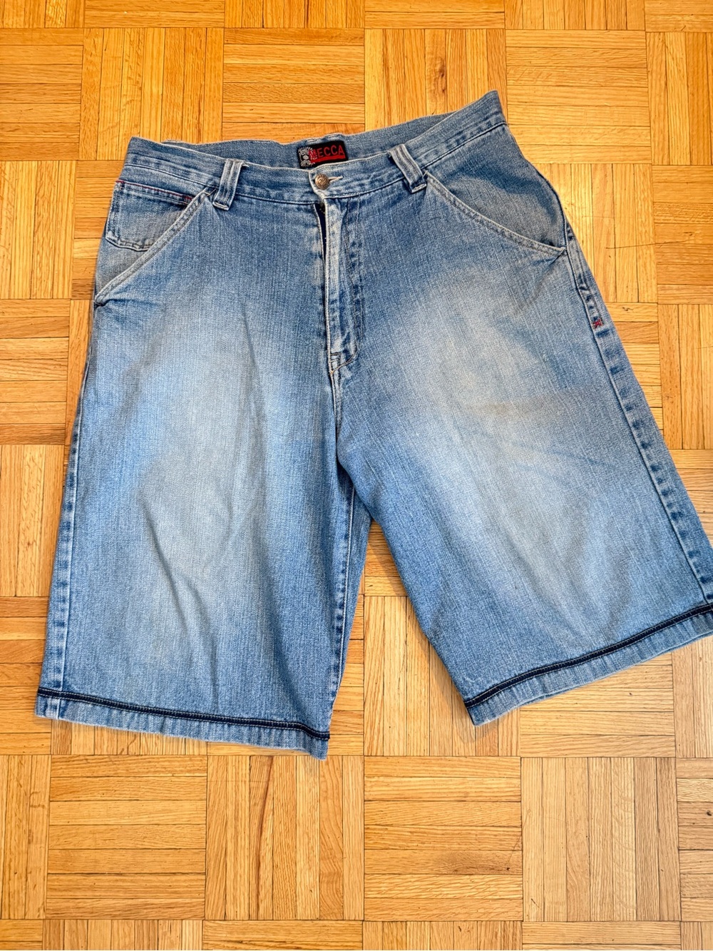 Vintage Y2K mecca Light Blue Denim Men’s Shorts Jorts